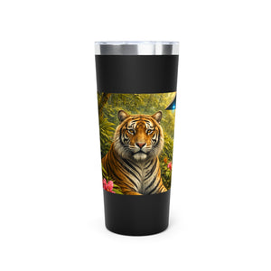 22oz Insulated Tumbler/Vacuum Copper Travel Cup — UFO, Tiger & Toucan