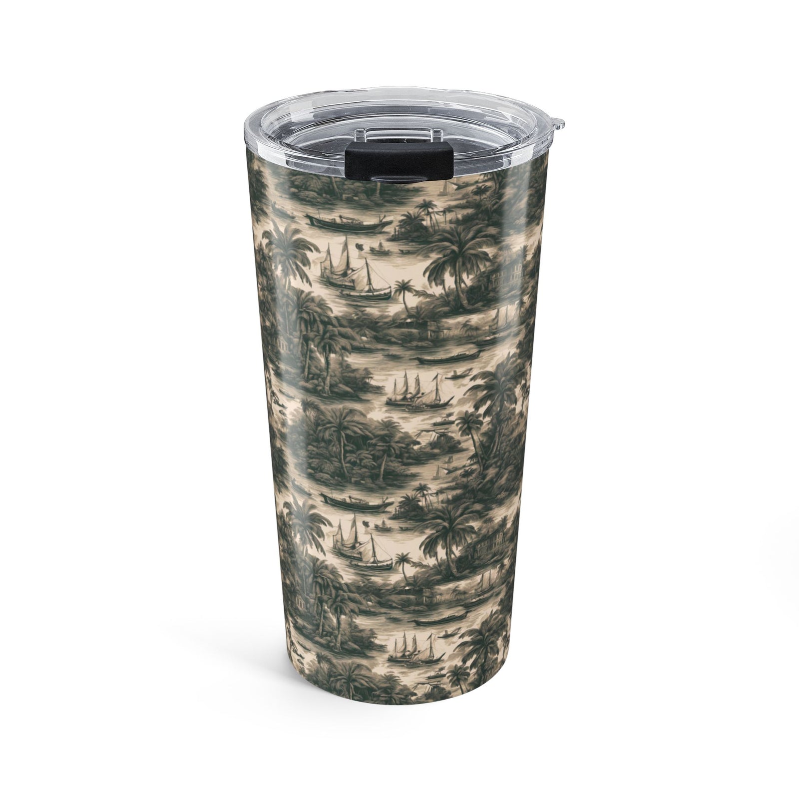 20oz Tumbler — Evergreen Travel Toile Travel Cup