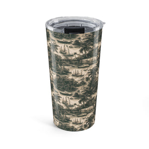 20oz Tumbler — Evergreen Travel Toile Travel Cup