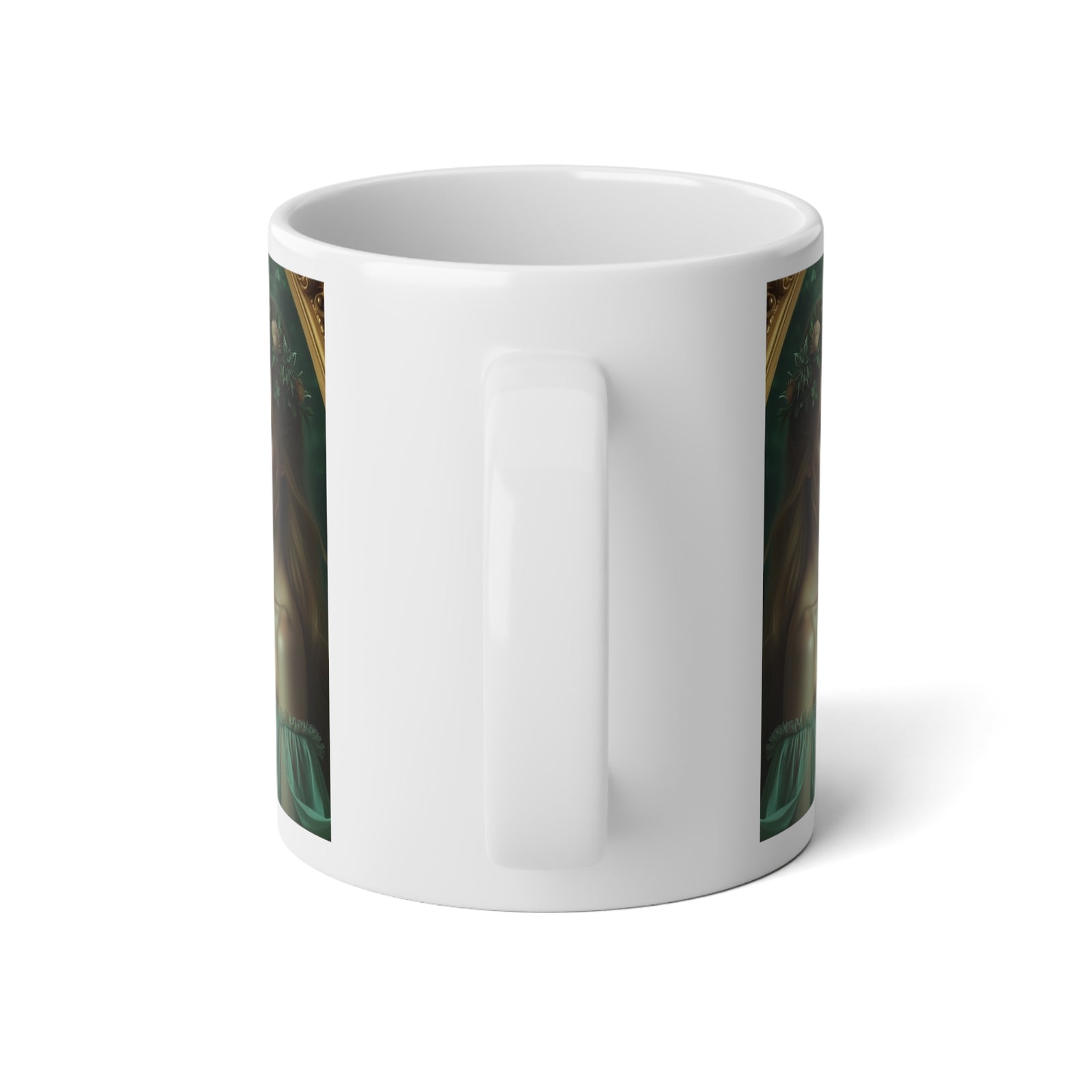 Jumbo Mug, 20oz, Framed Mermaid Princesses | Tropical Coffee Cup