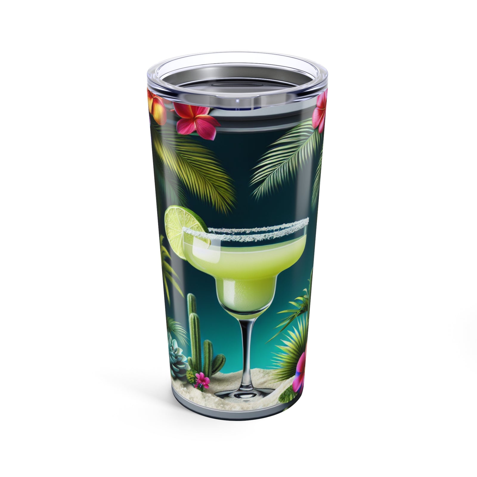 20oz Tropical Glossy Tumbler / Tropical Margarita