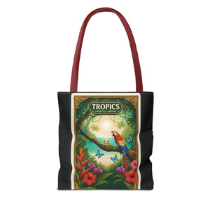 Tote Bag — Parrot Friends at Seashore, TLC Logo