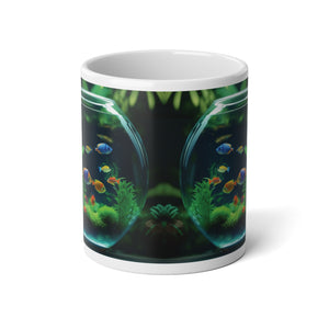 Jumbo Mug, 20oz, Tropical Fish Bowl | Tropical Coffee Cup