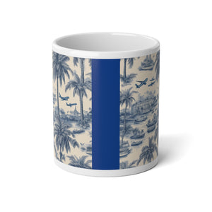 Jumbo Mug, 20oz, Tropical Travels | Tropical Coffee Cup