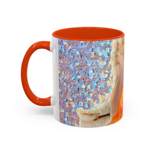 Colorful Mugs (11oz, 15oz), Disco Conch Macro