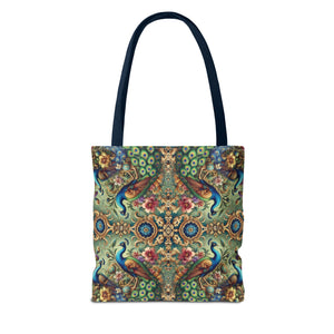 Kaleido Peacock Royals Tote Bag - 3 Sizes