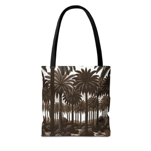 Woodcut Palms Tote Bag - 3 Sizes