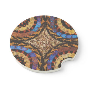 Soapstone Car Coaster - Real Butterfly Wings Plate #3