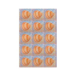 Microfiber Coffee/Tea Towel — Disco Orange Scallop