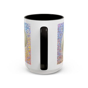 Colorful Mugs (11oz, 15oz), Disco White Nautilus