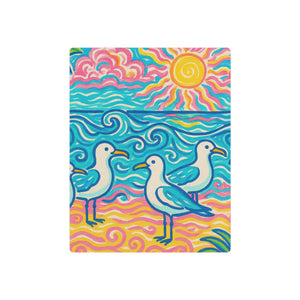 Metal Art Sign/Wall Decor ~ Seagulls on the Beach