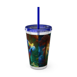Tropical Tumbler with Straw | 16 oz: Flight School