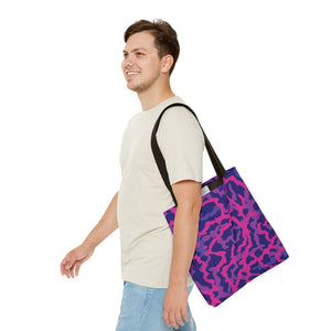 Coral Threads/Heatwave Tote Bag - 3 Sizes