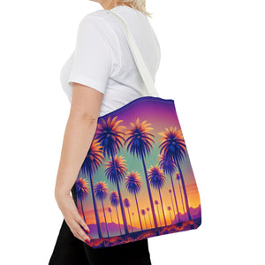 Sunset Palms Tote Bag - 3 Sizes
