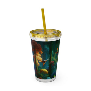 Tropical Tumbler with Straw | 16 oz: Flight School