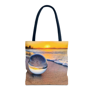 Sunset Beach Crystal Ball Tote