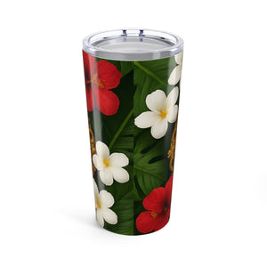 20oz Religious Glossy Tumbler, Stainless Steel / Virgin of the Lilies