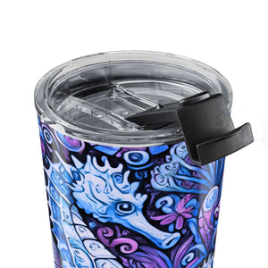 20oz Tumbler — Seahorse Trio Blue/Purple Travel Cup