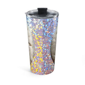 20oz Tumbler – Disco Sand Dollar Glitter Travel Mug