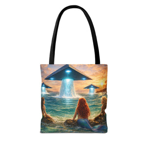 UFOs & Mermaids Tote Bag - 3 Sizes