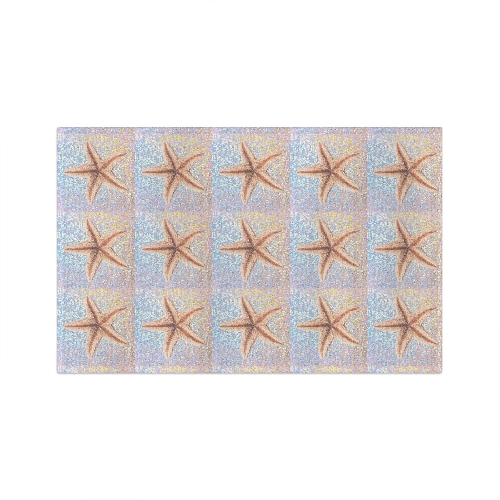 Microfiber Coffee/Tea Towel — Coastal Disco Starfish
