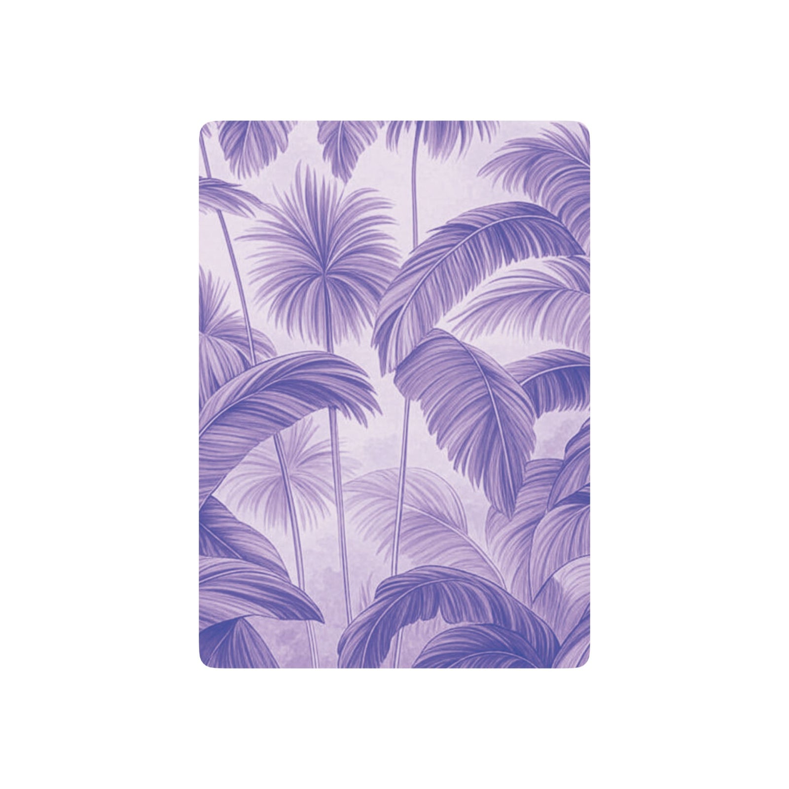 Poker Playing Cards - Palm Serenity, Lilac