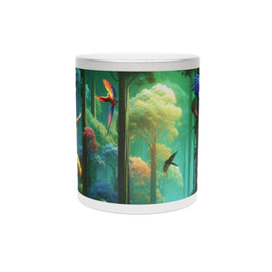 Tropical Metallic Mug, Gold or Silver: Flight School