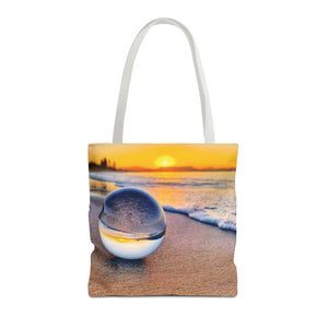 Sunset Beach Crystal Ball Tote