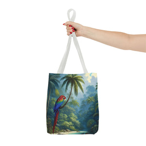 Sleeping Beauty Parrot Tote Bag - 3 Sizes