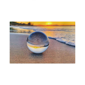 Microfiber Coffee/Tea Towel ~ Beach Sunset Crystal Ball