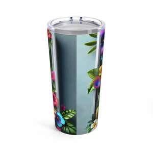 20oz Tropical Glossy Tumbler, Stainless Steel / Tropical Margarita