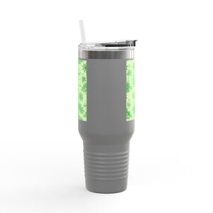Insulated Travel Mug, 40oz / Faraway Toile/Green - Perfect for Outdoor Adventures