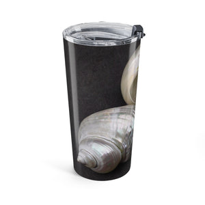 20oz Tumbler ~ Three Luminous Seashells Insulated Travel Cup