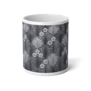 Jumbo Mug, 20oz, Sunrise Palms Noir | Tropical Coffee Cup