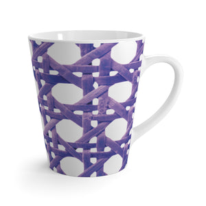 Latte White Mug - Amethyst Beach Chair Wicker
