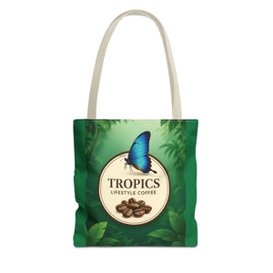 Branded Coffee Butterfly Tote Bag - 3 Sizes
