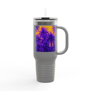 Tiny Palm Island/Palm Insulated Travel Mug - 40oz - Perfect for Outdoor Adventures