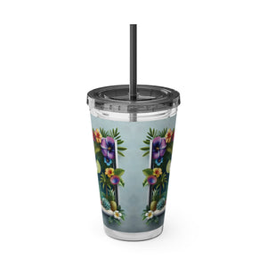 Tropical Tumbler with Straw | 16 oz: Tropical Margarita