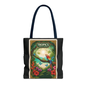 Tote Bag — Parrot Friends at Seashore, TLC Logo