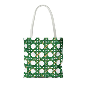 Beach Chair Wicker/Green Tote Bag - 3 Sizes