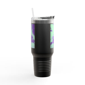 Insulated Travel Mug, 40oz / Palm Glow Minty - Perfect for Outdoor Adventures