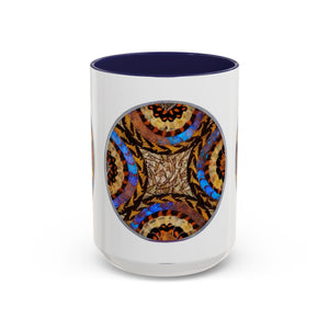 Accent Coffee Mug (11, 15oz), 8 Colors - Real Butterfly Wings Plate #3