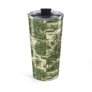 20oz Tumbler ~ Green Travel Toile Insulated Travel Cup