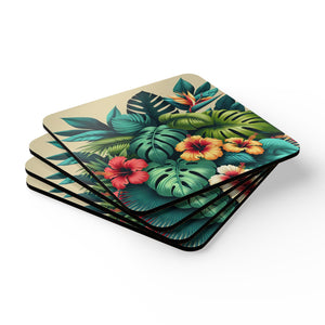 Coaster Set/4 - Exotic Flora