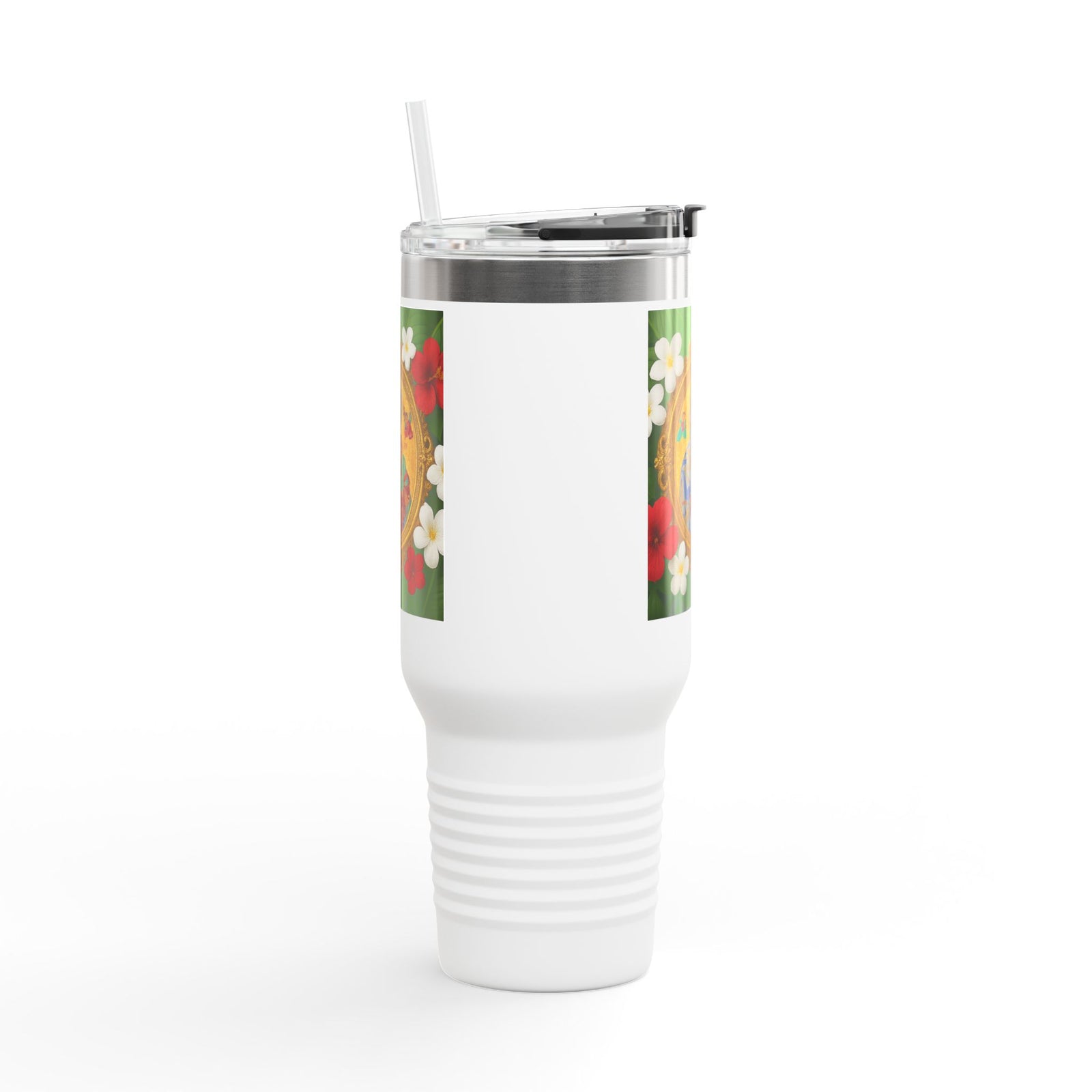 Religious Insulated Travel Mug, 40oz / Our Lady of Perpetual Help, Mary and Jesus