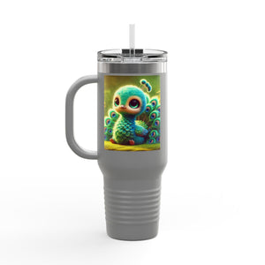 Insulated Travel Mug, 40oz / Baby Peacock - Perfect for Outdoor Adventures