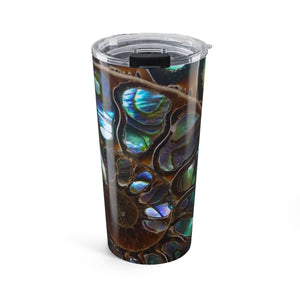 20oz Tumbler – Abalone & Ammonite Tropical Travel Cup