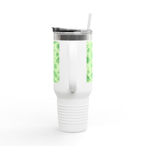 Insulated Travel Mug, 40oz / Faraway Toile/Green - Perfect for Outdoor Adventures