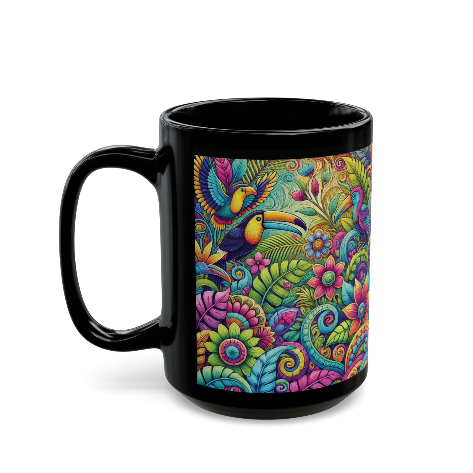 Black Coffee Mug - Rainforest Music