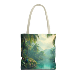 Resting Peacock Tote Bag - 3 Sizes